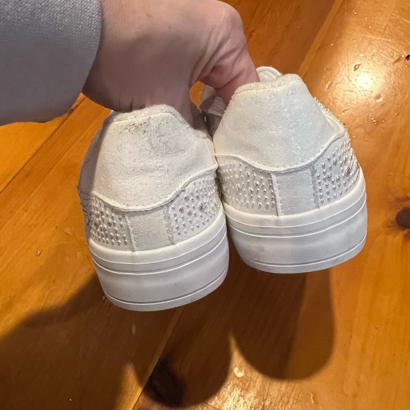 Juicy Couture White Sneakers with Rhinestones - Picture 4 of 5